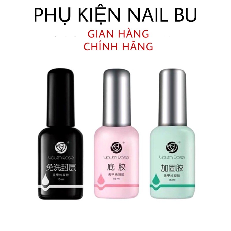 Bóng, báe, cứng móng, top lỳ hoa hồng đen cực bóng, chắc, bền