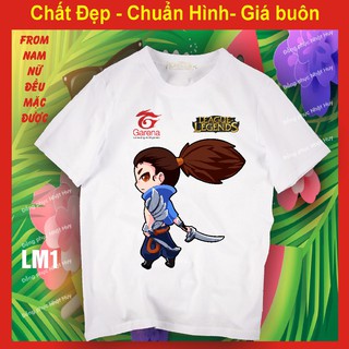 áo thun game Liên minh huyền thoại lol LM1, chất đẹp, bao đổi trả,phông, yasuo, teamo,leesin, tôn ngộ không