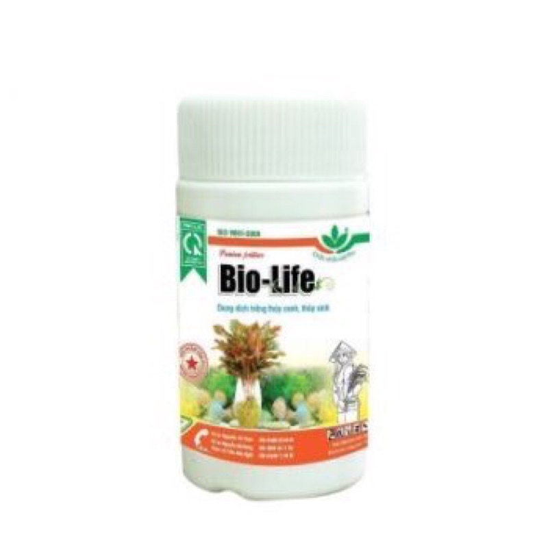 Dung dịch bón cây thủy sinh/ thủy canh Bio-Life cung cấp chất dinh dưỡng giúp cây tốt khoẻ