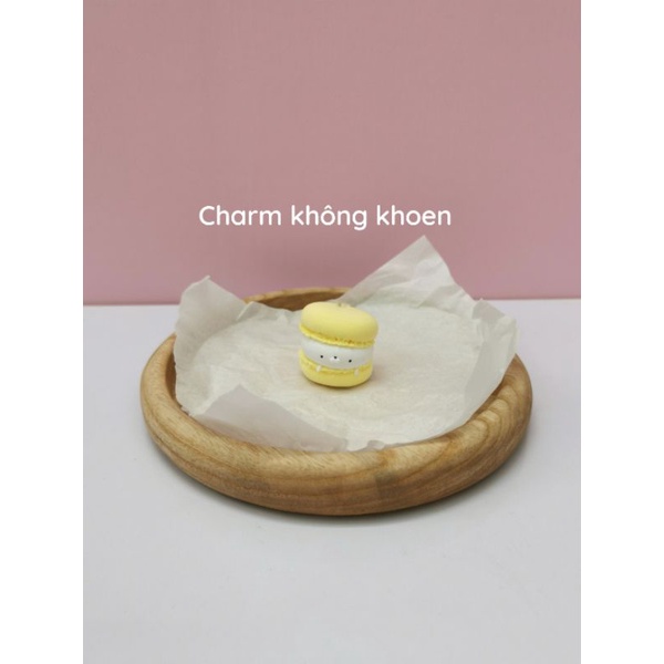 Charm đất sét siêu nhẹ bánh macaron