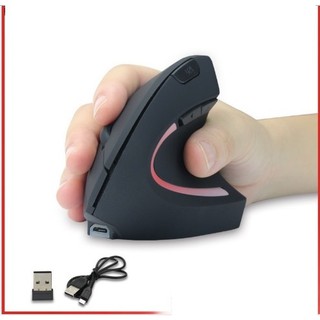 Chuột quang không dây tự sạc pin Dạng Đứng Dọc Chống Đau Nhức Cổ Tay