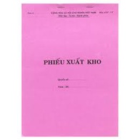 PHIẾU XUẤT KHO /NHẬP KHO khổ A4 1 LIÊN, giấy bãi bằng đẹp