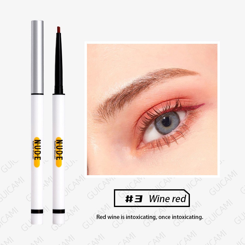 Bút kẻ mắt có màu không thấm nước khô nhanh lâu trôi không lem siêu mịn dành cho nữ/ người mới bắt đầu | BigBuy360 - bigbuy360.vn