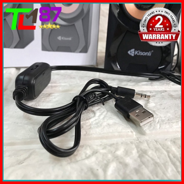 Loa Máy Vi Tính PC Laptop Để Bàn Cao Cấp 2.0 KISONLI U 9003 - Loa Nghe Nhạc Mini Có Dây
