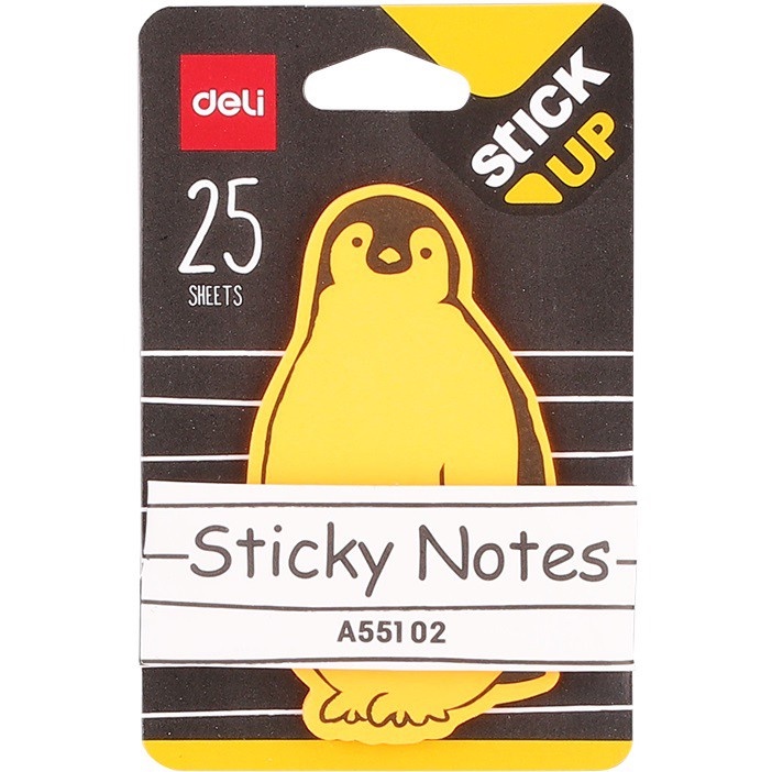 Giấy Note Hình Động Vật - Sticky Note DELI - A55102