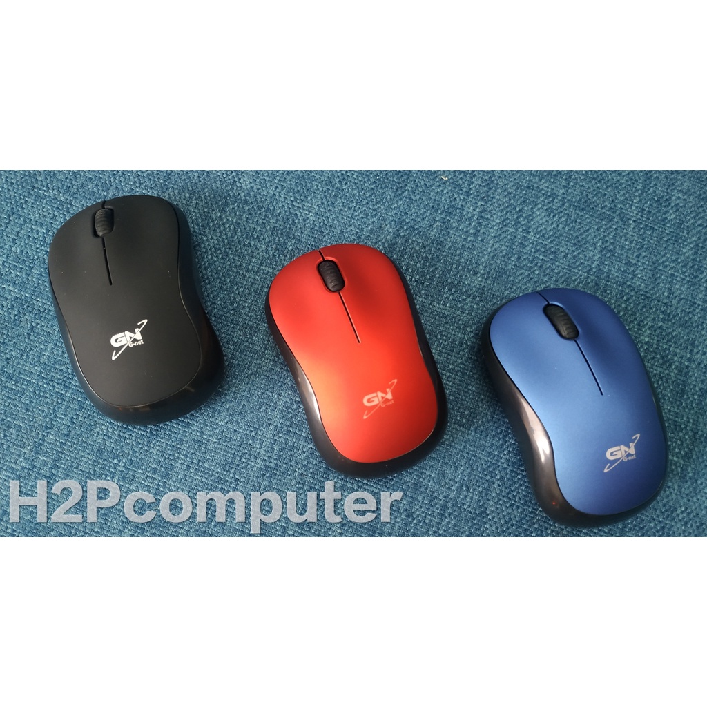 Chuột không dây G-Net M220 Silent 3 Màu Xanh - Đỏ - Đen -  New - BH 12 Tháng