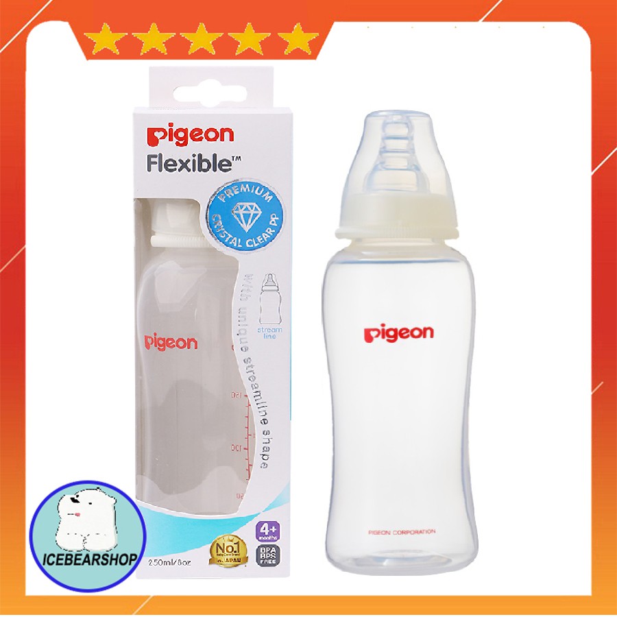 combo 2 bình Streamline PP 250ml Pigeon