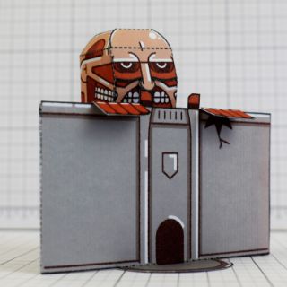 Mô hình giấy anime [Attack on Titan]Titan Hộ pháp Bertholdt Hoover