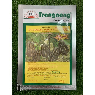 HẠT GIỐNG BÍ ĐỎ HẠT ĐẬU TRANG NÔNG
