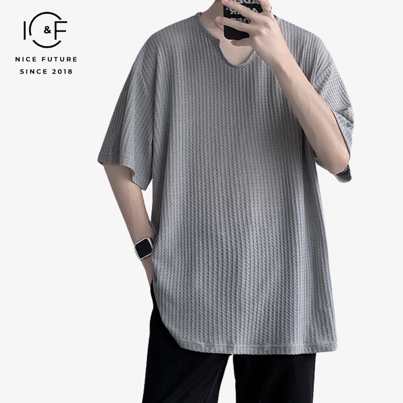 Áo IFNICEFUTURE tay ngắn thời trang dành cho nam
