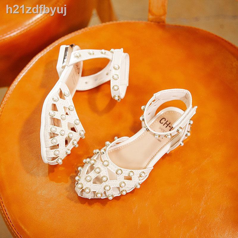 sandal hàn quốcgiày sandal bé trai✴2021 giày dép bé gái mới mùa hè phiên bản Hàn Quốc công chúa cao gót ch
