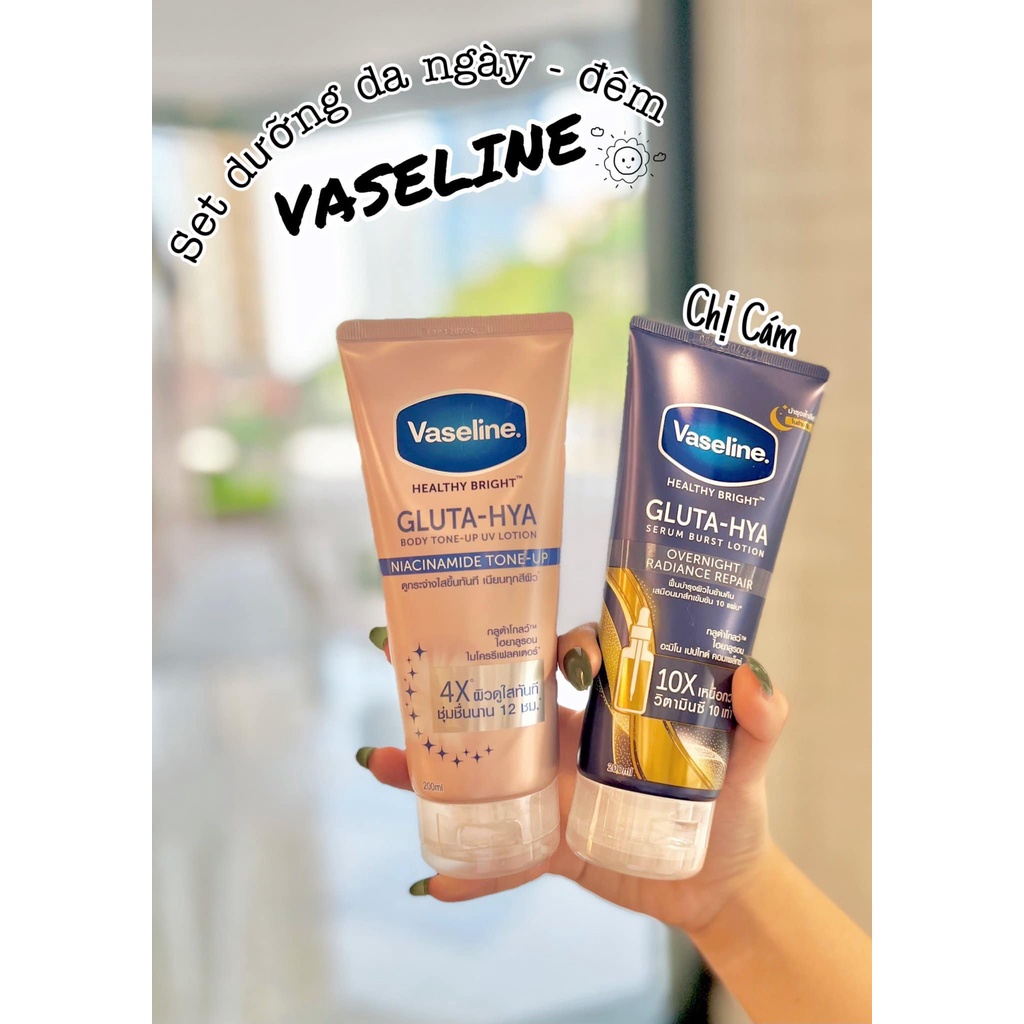 Sữa Dưỡng Thể trắng da Vaseline thái
