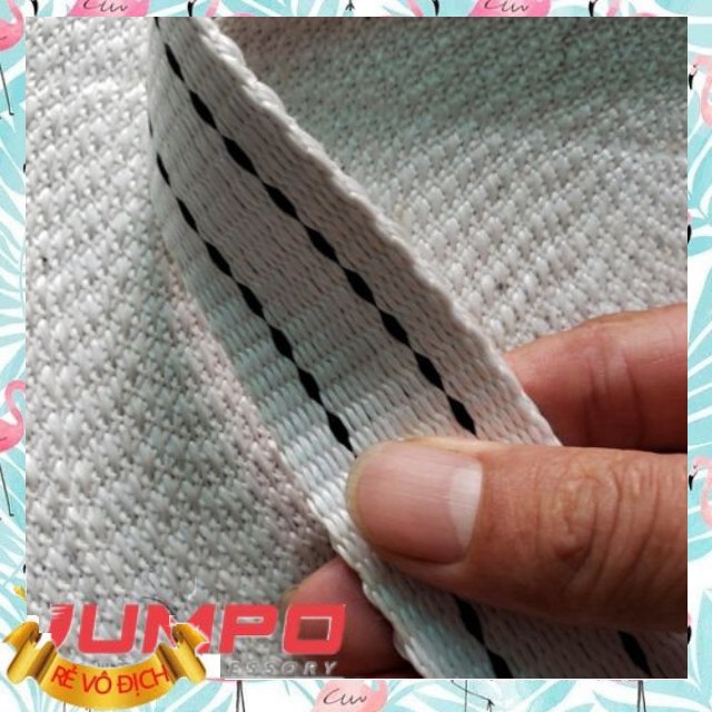 Dây đai chằng hàng polyester bản 35mm màu trắng (kích thước tùy chọn)