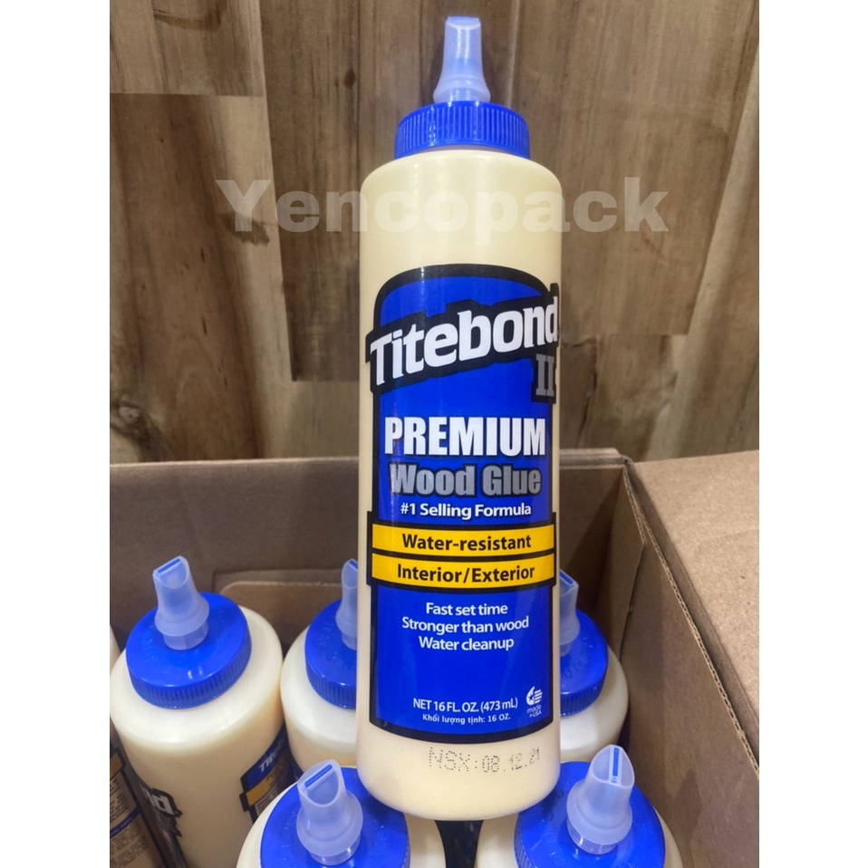 Keo dán gỗ Titebond[Hàng chính hãng][chai 473ml]