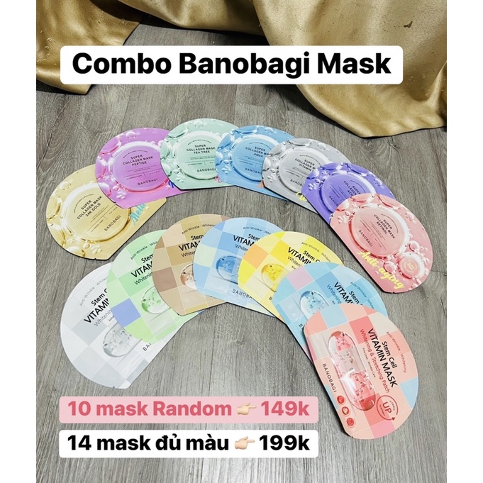 Combo Mask Đa Dạng Dưỡng Da Mix Sẵn