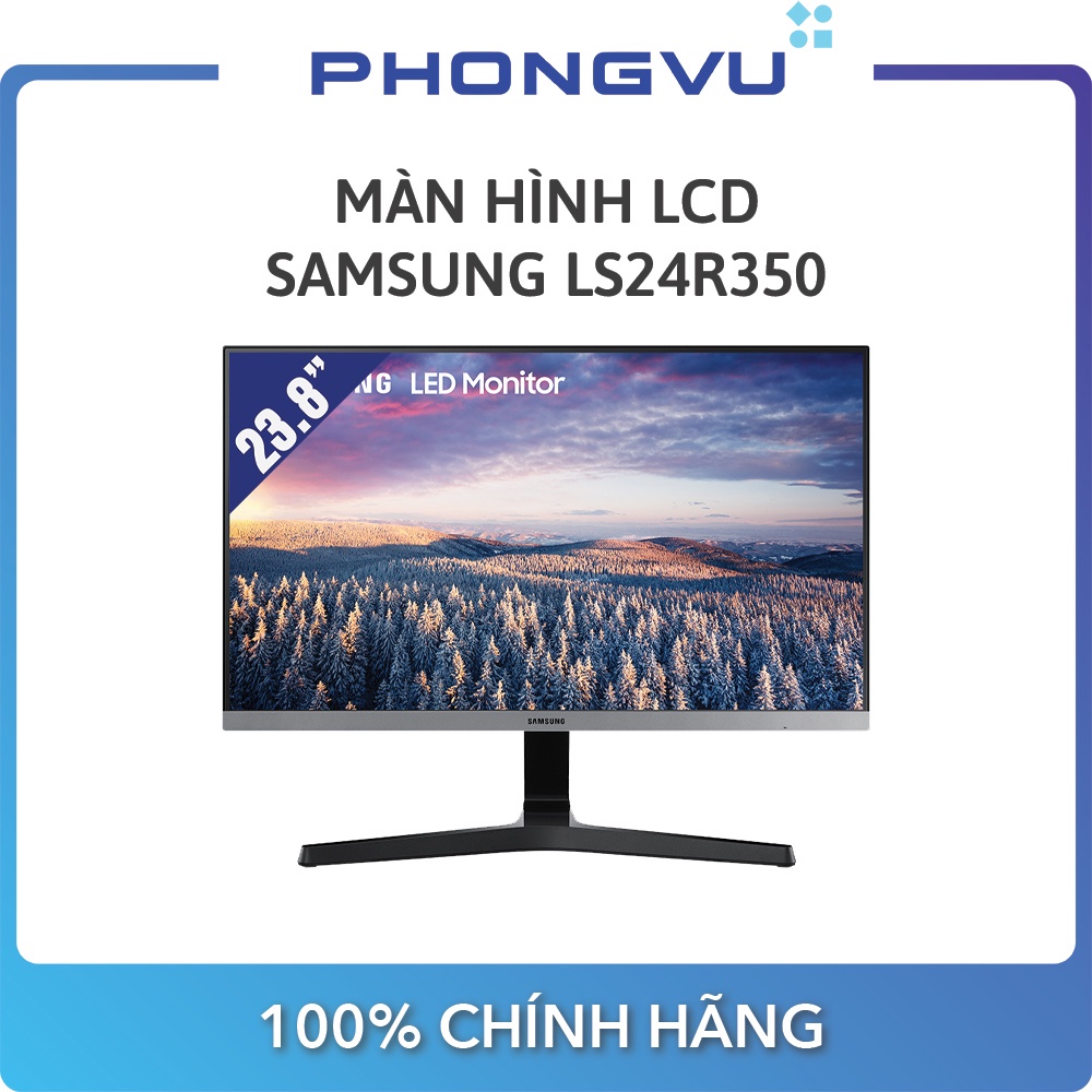 Màn hình LCD SAMSUNG LS24R350 (1920 x 1080/IPS/75Hz/5 ms) - - Bảo hành 24 tháng