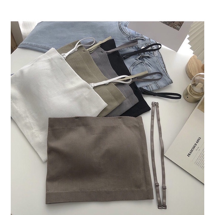 Bra Nữ Thun Tăm Nâng Ngực Gợi Cảm Mẫu Mới (Tháo Rời Dây) N99