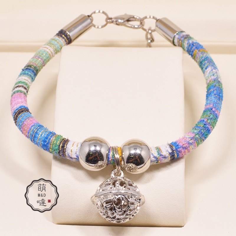 Vòng Cổ Thú Cưng Có Chuông, Vòng Cổ Họa Tiết Thổ Cẩm Dành Cho Chó Mèo, xinh, đẹp, cute
