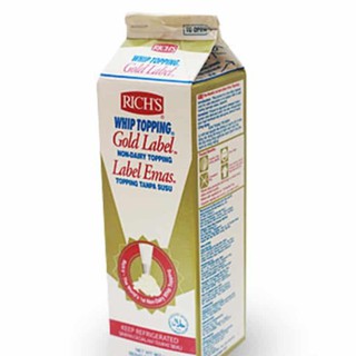 KEM TOPPING GOLD LABEL HIỆU RICH’S HỘP 907G