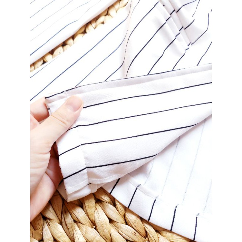 [CÓ VIDEO] ÁO VEST SỌC TRẮNG, KHOÁC BLAZER NỮ KẺ SỌC, VIDEO ẢNH THẬT SÀN 100% | BigBuy360 - bigbuy360.vn