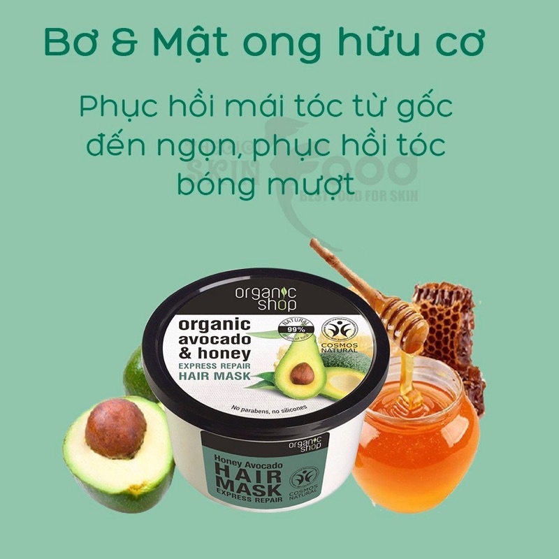 Ủ tóc óng mượt Bơ mật ong