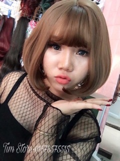 tóc giả nguyên đầu vic