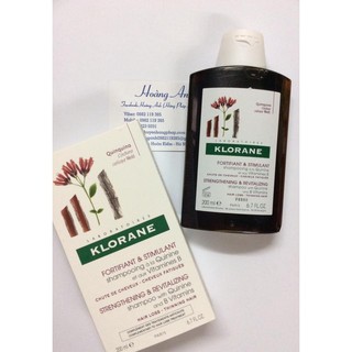 Dầu gội chống rụng tóc Klorane Quinine B6 200ml- 270
