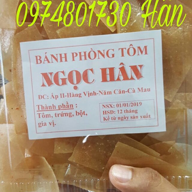Combo bánh phồng tôm Cà Mau