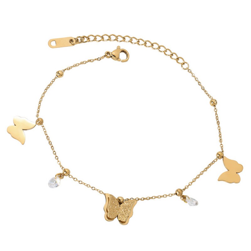 Lắc Chân Tòn Ten Titan Ko Đen TT 3743