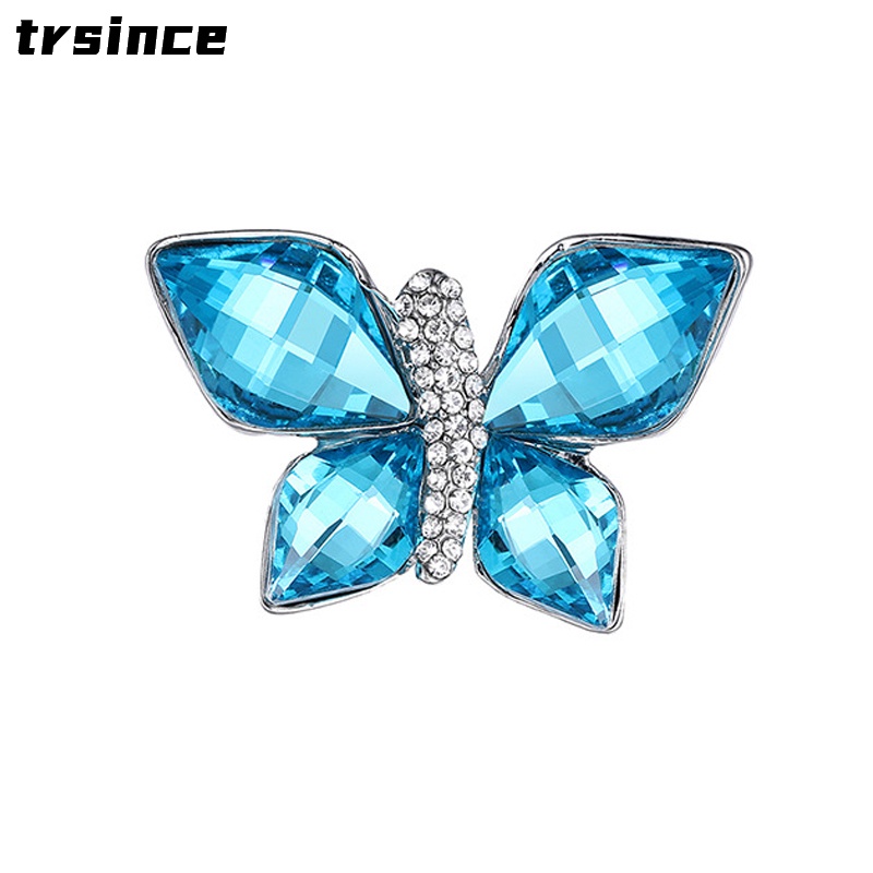 Ghim Cài Áo Hình Bướm Đính Đá Pha Lê Phong Cách Mới 2022
