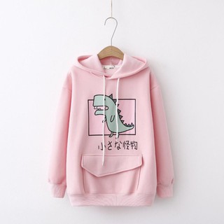 Áo Hoodie Hình Khủng Long Cute
