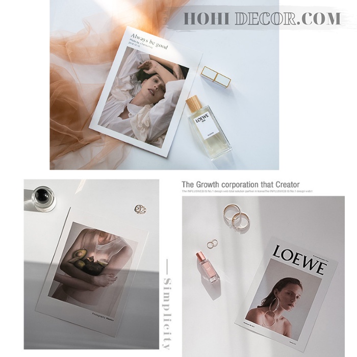 Bìa Tạp Chí Thời Trang, Poster Chụp Ảnh Quần Áo, Đạo Cụ Trang Trí Chụp Hình Sản Phẩm - HoHi Decor