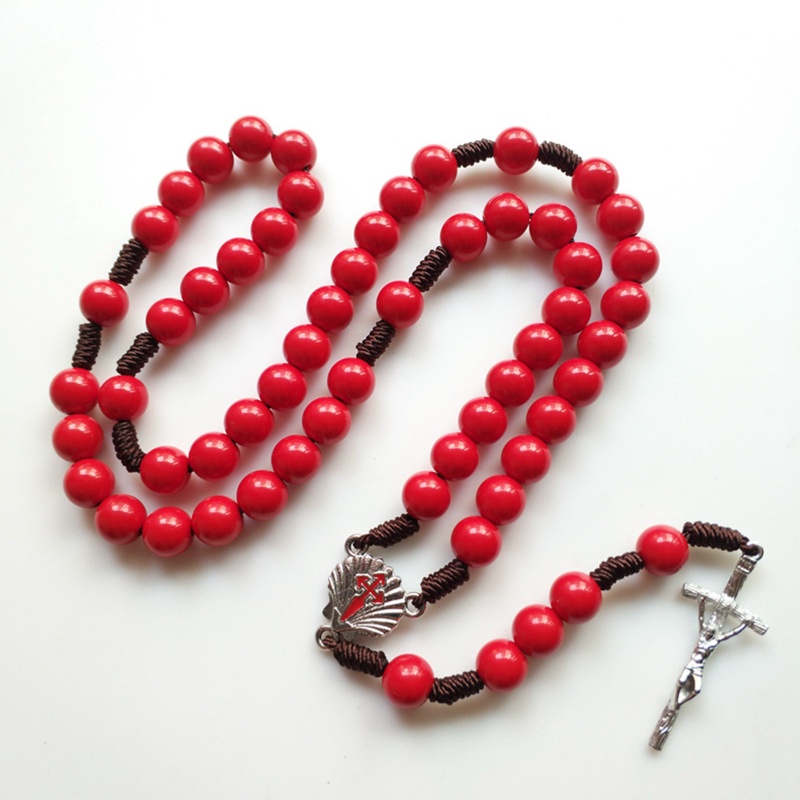 Vòng cổ Chuỗi Hạt Đá Rosary 6 C Nhiều Màu Sắc Cầu Nguyện Dành Cho Nam Và Nữ