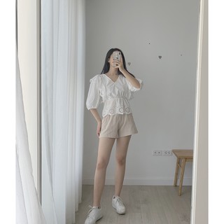 áo cổ V ren bèo SA372 1994closet