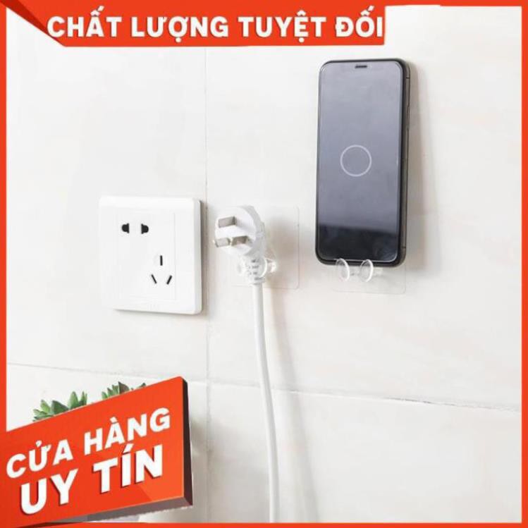 Gọn Gàng Nhà Cửa Với Móc Dán Tường Treo Phích Cắm Tiện Dụng An Toàn K72