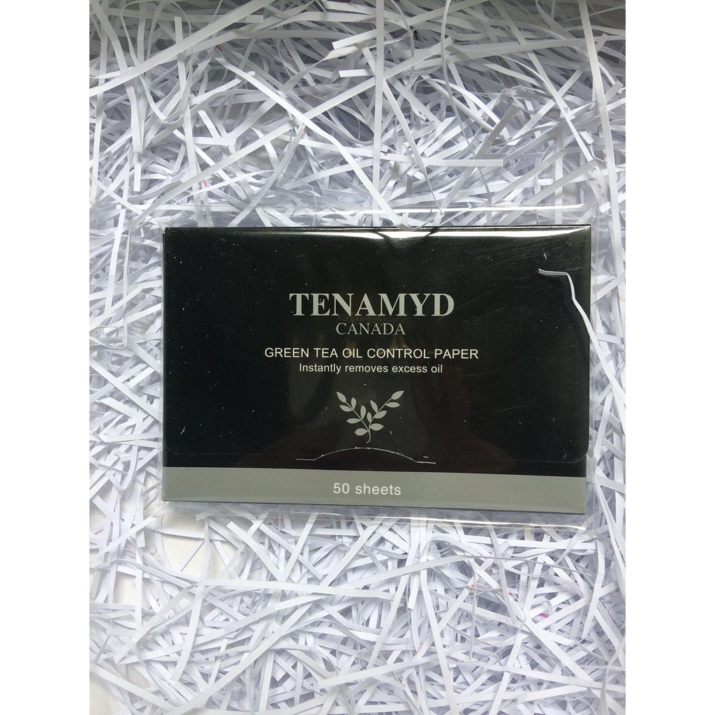 Giấy thấm dầu trà xanh TENAMYD CANADA - Green Tea Oil Control Paper (50 tờ)