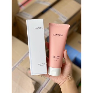 (chính hãng) SỮA RỬA MẶT DƯỠNG ẨM #LANEIGE MOIST CREAM CLEANSER #150ML