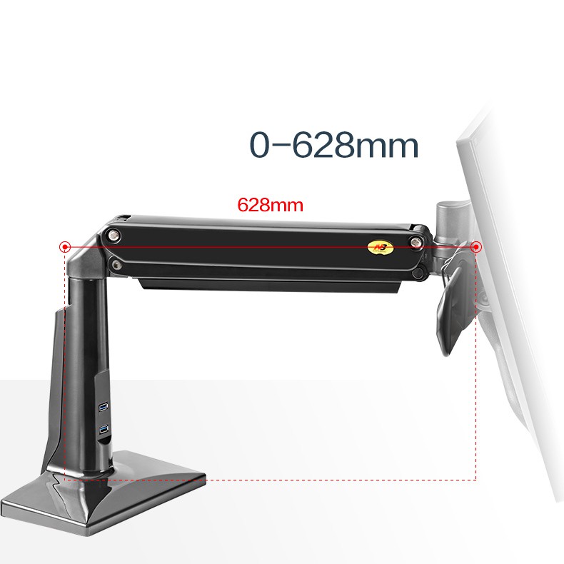 Giá Treo 2 Màn Hình Gắn Bàn  F27 (22-27inch) | BigBuy360 - bigbuy360.vn