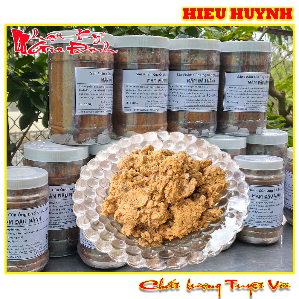 500gr Mắm Đậu Nành Nguyên Chất Dùng Nấu Các Món Chay Chính Hiệu Của Ông Bà 5 Châu Đốc