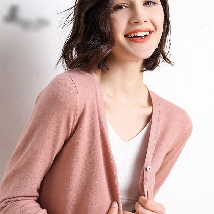 Áo Khoác Cardigan Dáng Dài Áo Len Nữ Hàn Quốc