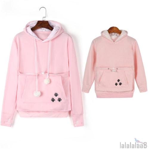 Áo Hoodie Tay Dài Mũ Tai Mèo Thời Trang Cho Nữ