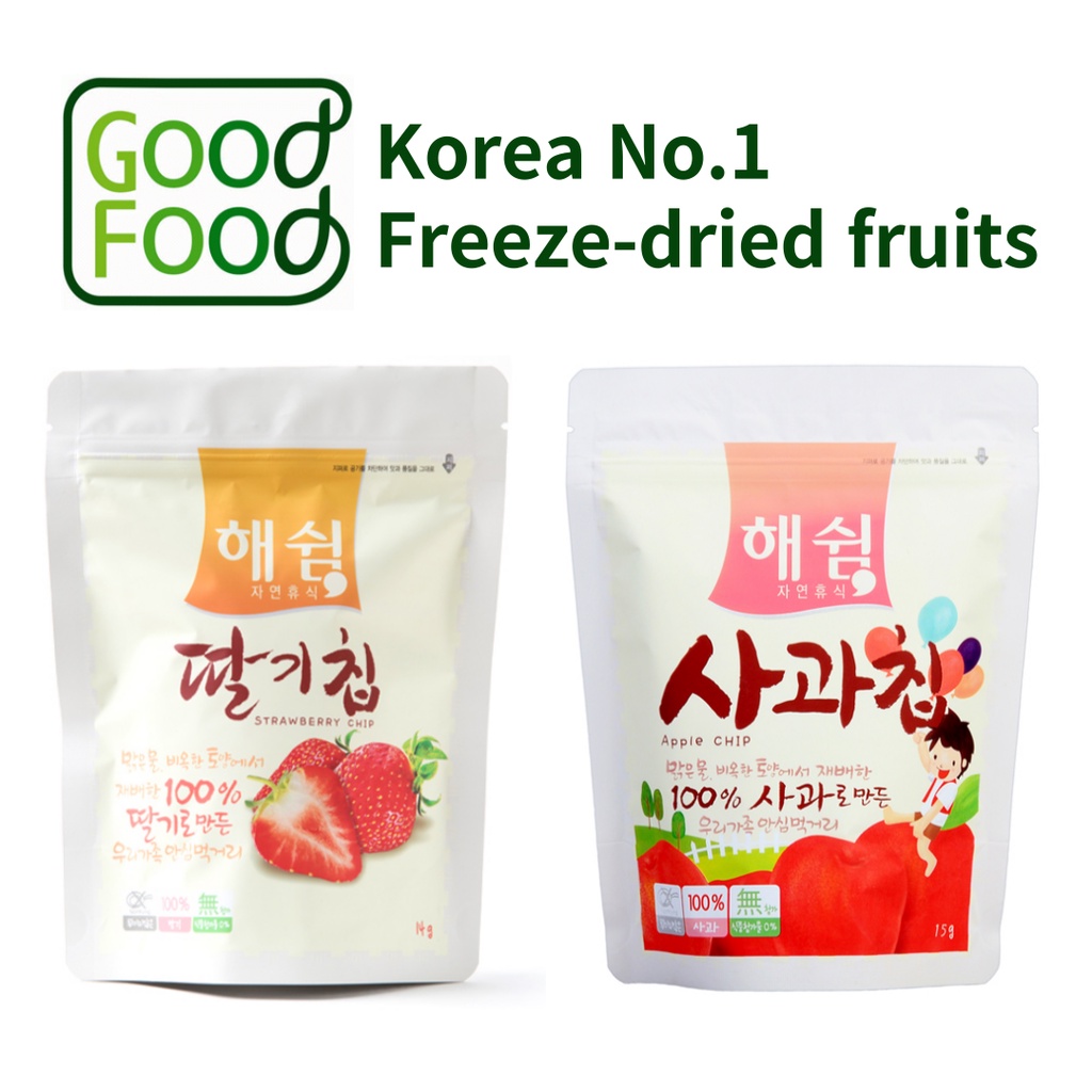 Dâu tây sấy lạnh / Táo sấy lạnh / Haeswim / MADE IN KOREA