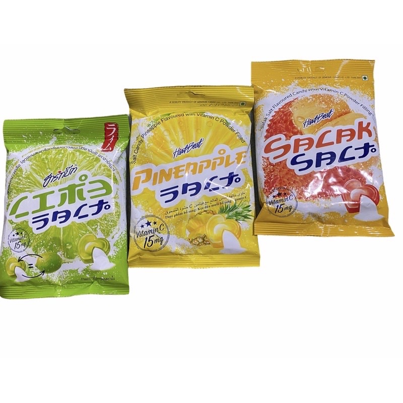 Kẹo Chanh Muối Thùng 40 Gói Thái Lan