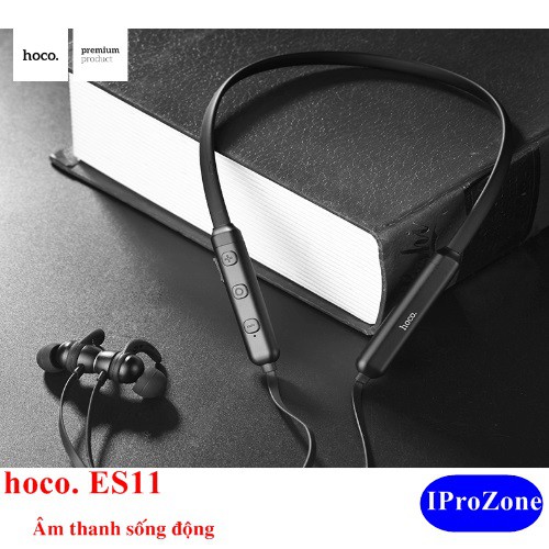 [Mã 99ELSALE hoàn 7% đơn 300K] Tai nghe bluetooth thể thao chống nước Chính hãng hoco. ES11 Âm thanh cực chuẩn