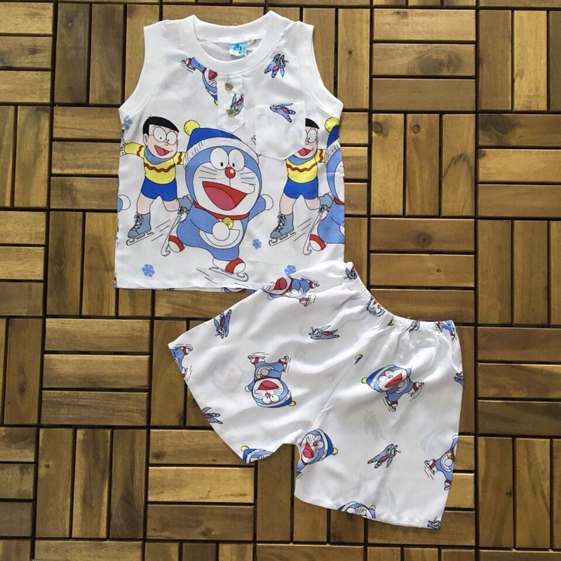 Sỉ 5 bộ sát nách họa tiết, hoạt hình cho con