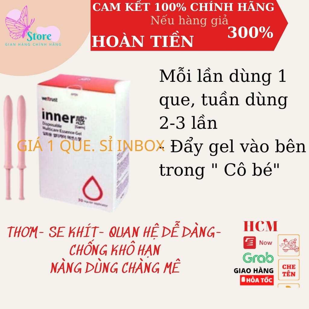 [Hàng Chính Hãng] Đũa Thần Inner Gel Vệ Sinh Phụ Nữ Hàn Quốc Làm Sạch Se Khít Làm Hồng Vùng Kín