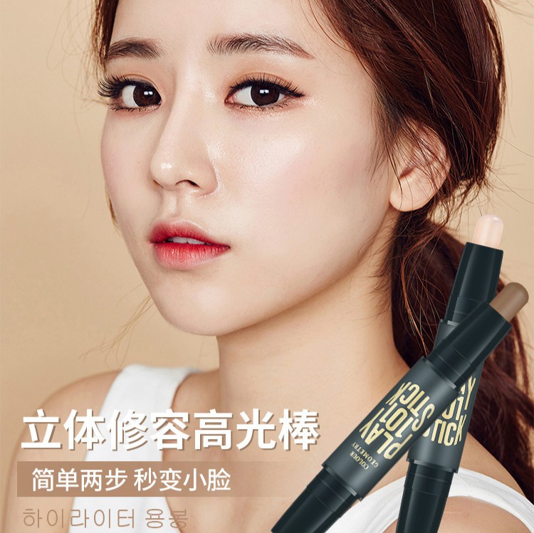 Ready Stock Contour Stick Highlighter Double-headed Dual-use Concealer Shadow | BigBuy360 - bigbuy360.vn