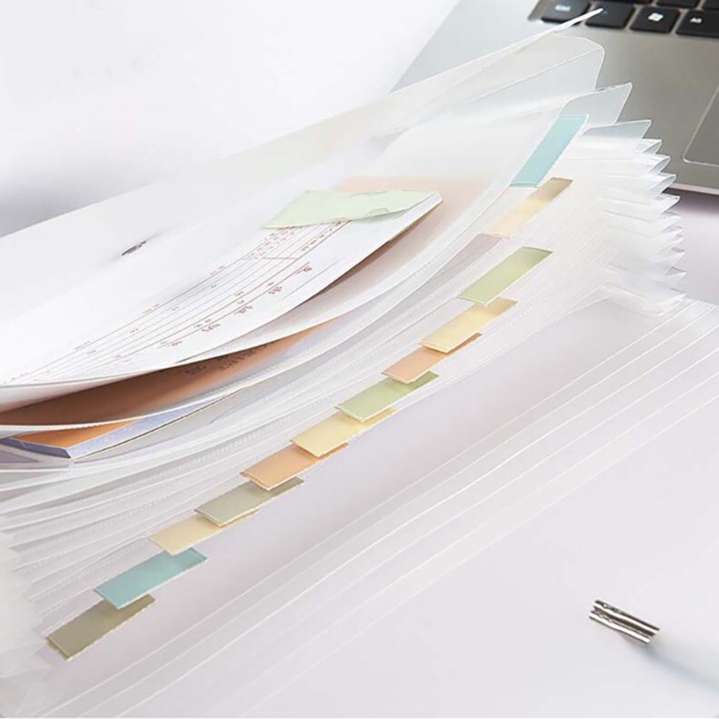 Tệp đựng tài liệu bằng nhựa PP chống thấm nước thiết kế nhỏ gọn tiện dụng | BigBuy360 - bigbuy360.vn