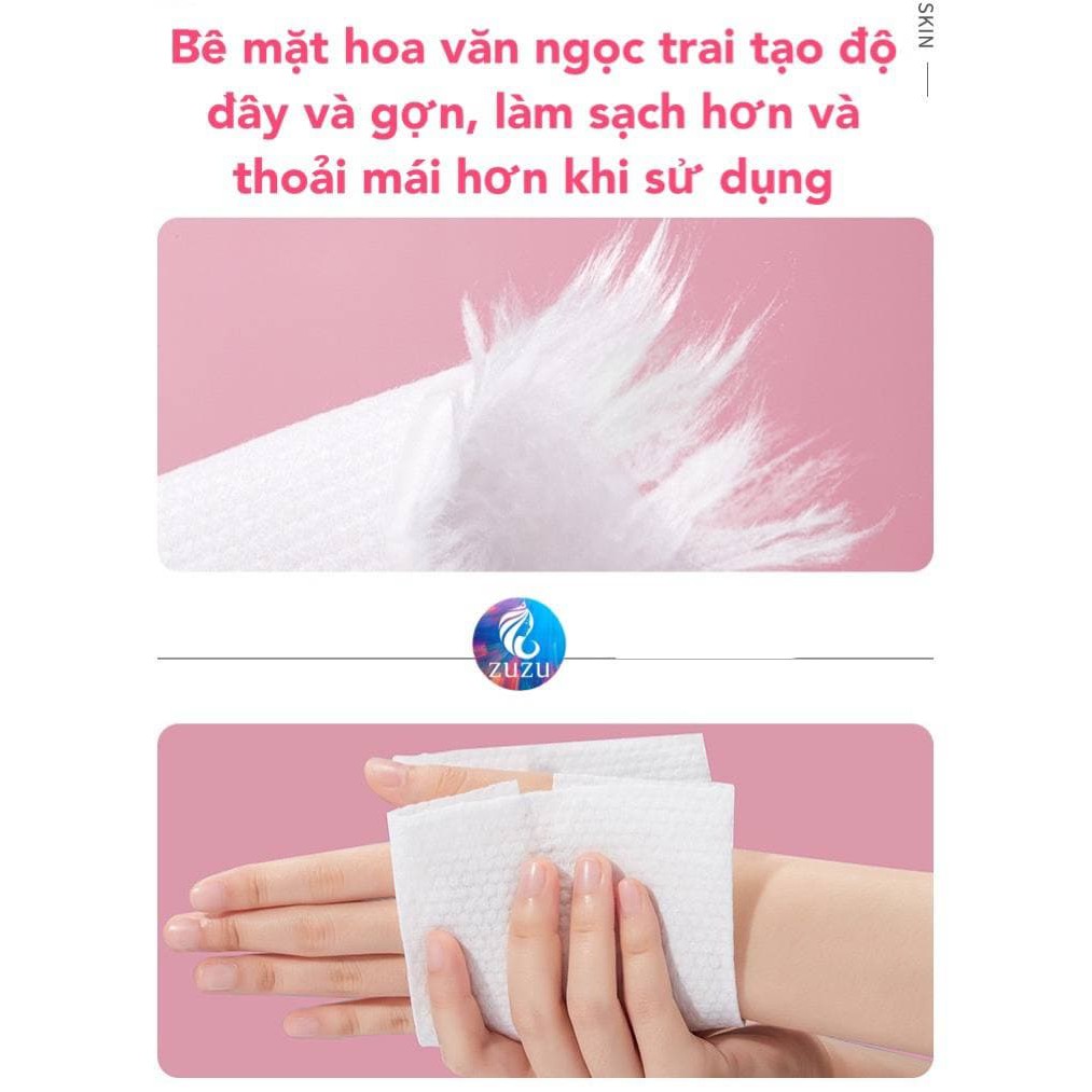 CUỘN 60 KHĂN MẶT 20X20 khô tẩy trang đa năng .Khăn lau mặt khô dùng 1 lần MẶT NHÁM VÊ SINH VÀ KHÔNG BỊ XỔ BÔNG