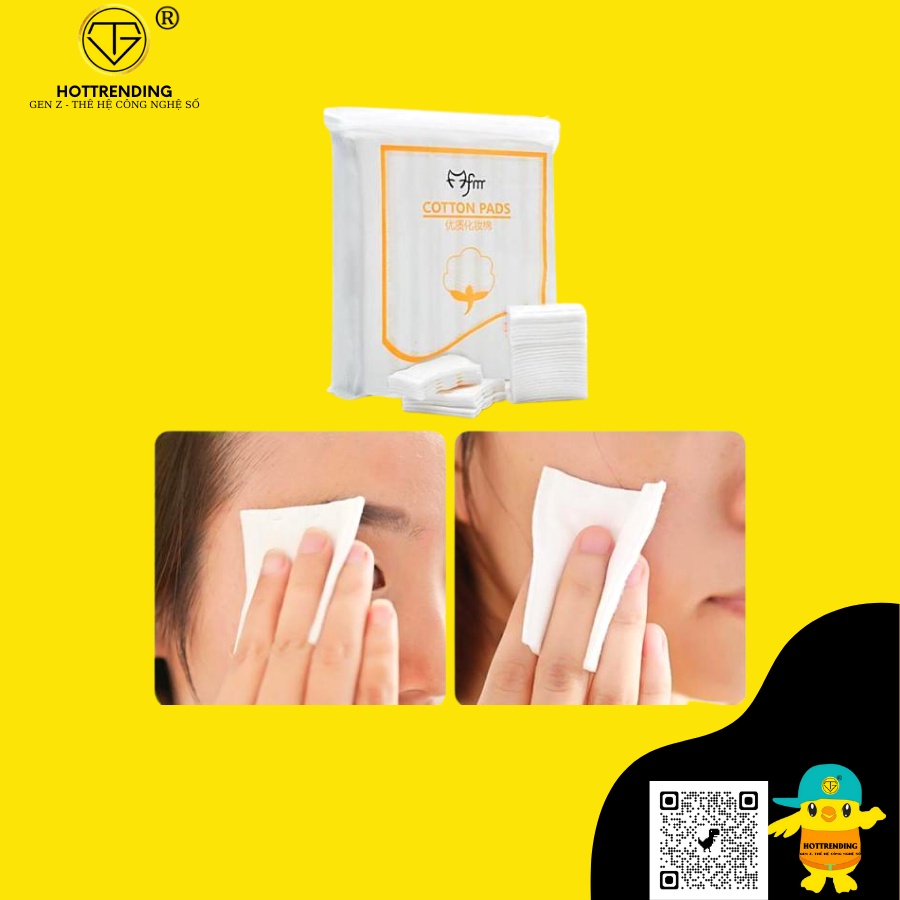 Bông tẩy trang 3 lớp FM Cotton Pads 222 miếng nội địa Trung